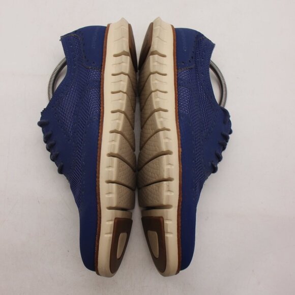 Cole Haan ZeroGrand No Stitch Wing OX Oxford Mens Size 10 M Shoes Blue